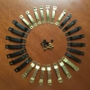 Single and double-sided sawtooth hanging flat head screw set box, hardware hook, European-style photo frame hanging picture hook accessories details Picture